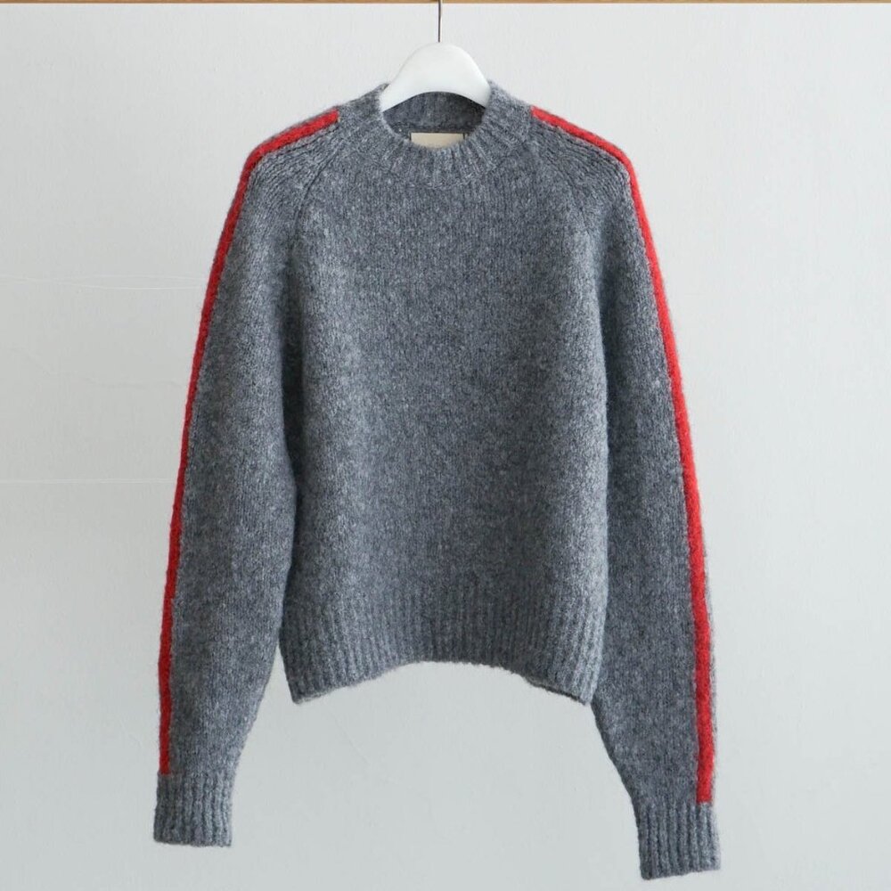 NWT Paloma Wool Grand Slam Grey Sweater Crewneck Size XS